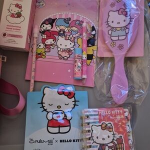 Hello Kitty Pink and Light Blue Kids Accessory Set